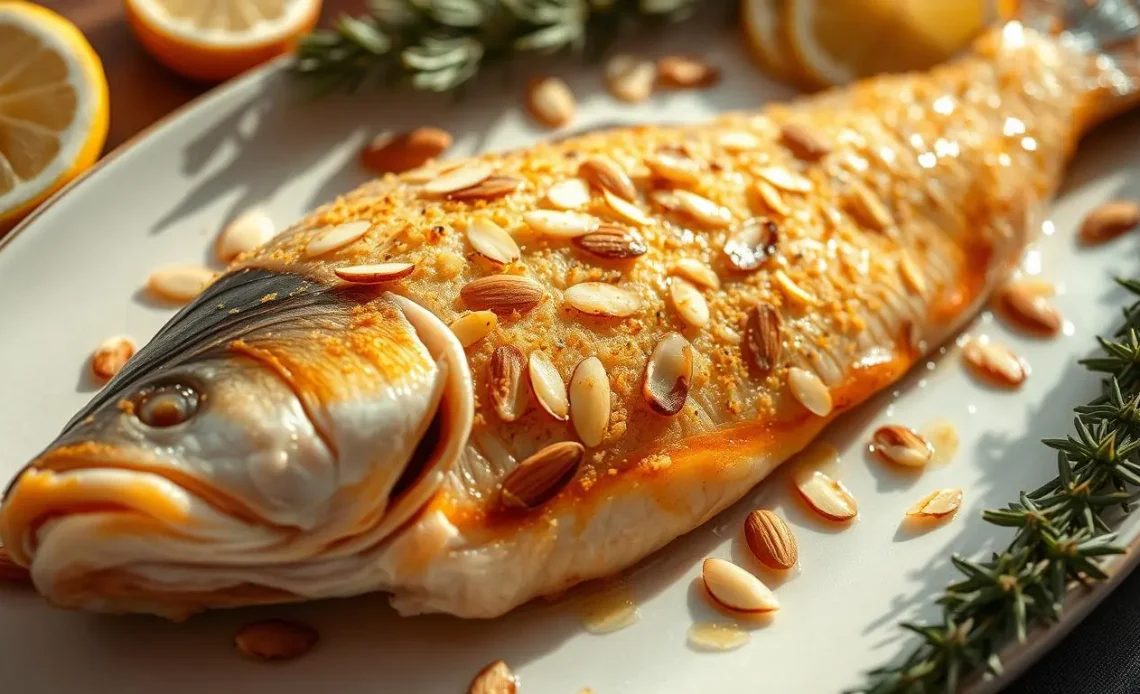 Delikatny Karp Panierowany W Migdałach